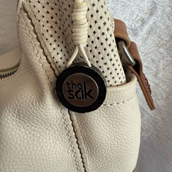 The Sak Cream and Brown Shoulder Bag - Picture 4 of 10